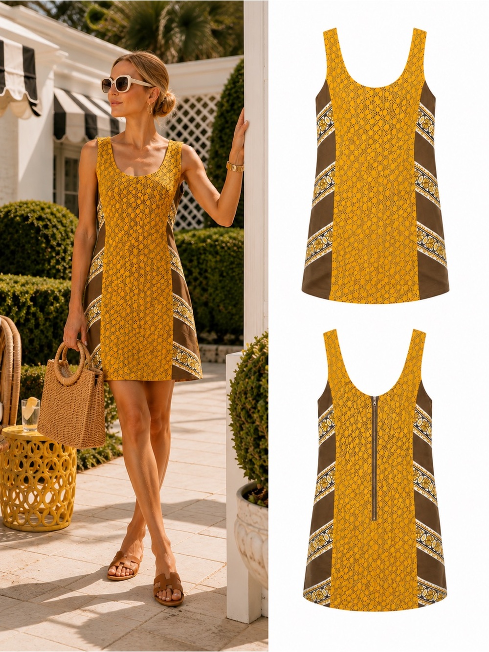 Anthropologie Judith March Crochet Lace Mod Shift Dress Size Small Resort Cotton